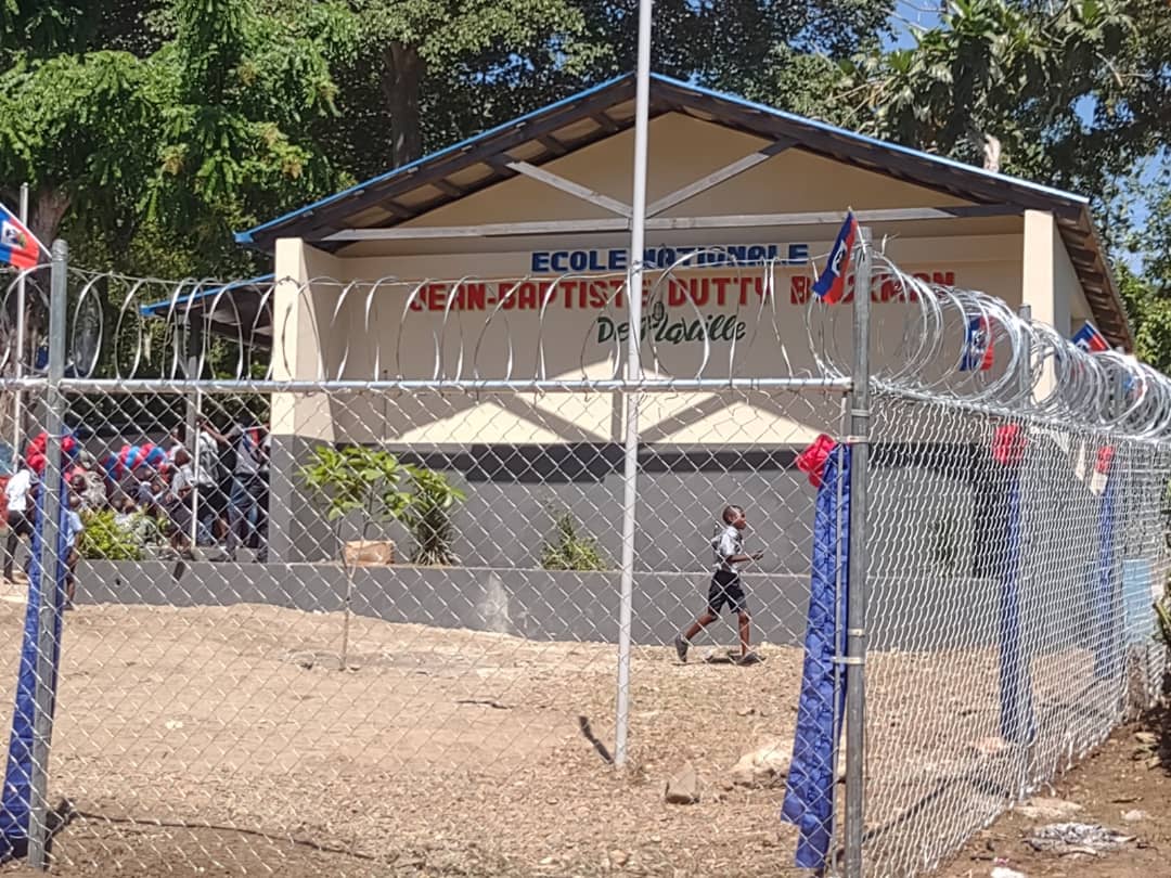 Une sixième école financée par le FNE, durant l’année, a été inaugurée à l'Acul du Nord